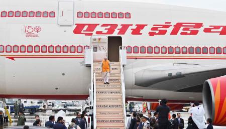 Narendra Modi, frequent flyer